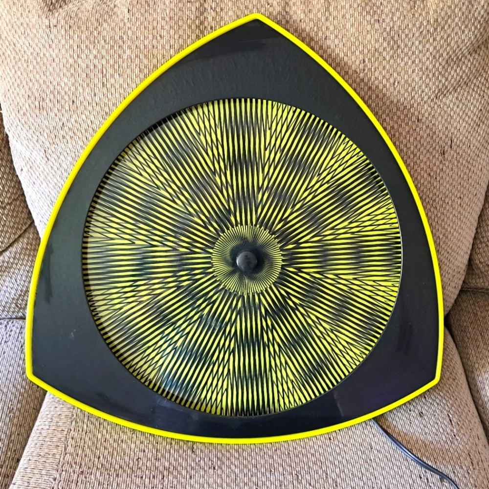 1996 Rabbit Tanaka Lumaseries Neon Green Kinetic Art